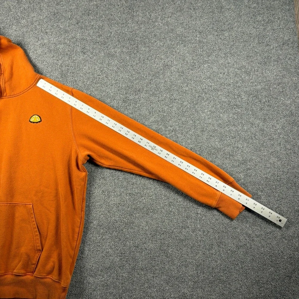 The‎ North Face Hoodie Mens XL Orange Geodesic Tent Logo Pullover SP20